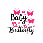 Baby Butterfly Clipart Simple, Free Svg Files For Cricut